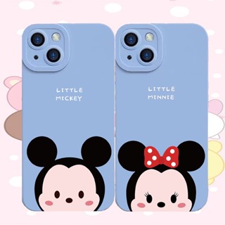 Tsumtsum เคสซิลิโคนนิ่ม ลายมิกกี้ มินนี่เมาส์ สําหรับ IPhone 14 13 12 11 Pro ProMax XS XR XSmax Mini 7 8 + Plus SE 2020