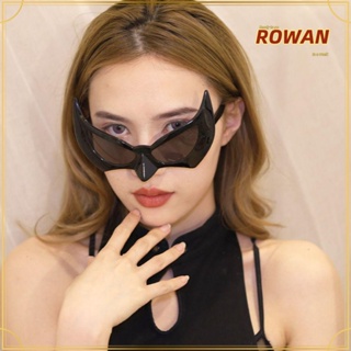 Rowans แว่นตาคอสเพลย์ รูปค้างคาว สีดํา สําหรับปาร์ตี้ฮาโลวีน