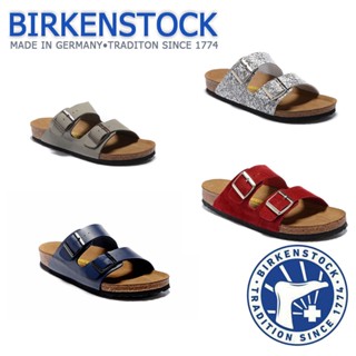 Birkenstock Arizona รองเท้าแตะ รองเท้าชายหาด หนัง กันลื่น แฟชั่น สําหรับผู้ชาย และผู้หญิง