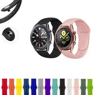 สายนาฬิกาข้อมือ ซิลิโคนนิ่ม ปรับได้ แบบเปลี่ยน สําหรับ Samsung Galaxy Watch 3 41 มม. 45 มม. 42 มม. 46 มม. S3