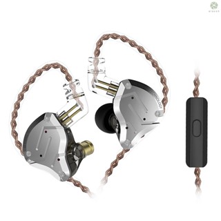 [DZ] Kz ZS10 Pro ชุดหูฟังอินเอียร์ 1DD+4BA ไฮบริด HiFi 3.5 มม. พร้อมไมโครโฟน 2pin ถอดออกได้