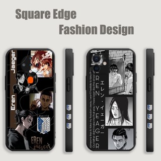 เคสโทรศัพท์มือถือ ลาย อนิเมะ เอเรน ผ่าพิภพไททัน ภาค Attack on titan Eren FGQ02 สําหรับ Vivo Y01 T1 Y75 Y55 X80 Pro Y02s Y16