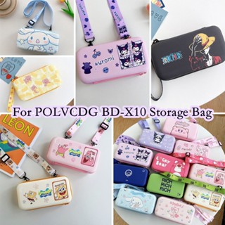 【Case Home】กระเป๋าเก็บหูฟัง ลายการ์ตูนกระต่ายเมโลดี้ แบบพกพา สําหรับ POLVCDG BD-X10 POLVCDG BD-X10