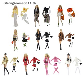 Strongaromatic ชุดเดรสกระโปรง 1/6 BJD 30 ซม. อุปกรณ์เสริม สําหรับตุ๊กตา 1 ชุด