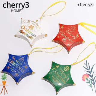 Cherry3 กล่องขนม รูปดาว ขนาดเล็ก 10 ชิ้น