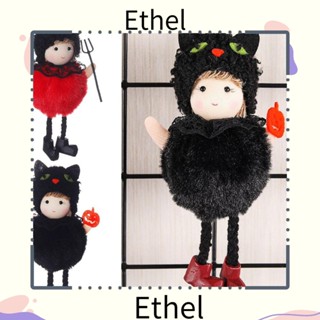 Ethel1 ตุ๊กตาแมวแม่มด หลากสีสัน สําหรับตกแต่งสวน ปาร์ตี้ฮาโลวีน DIY