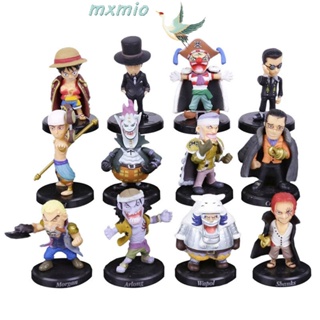 Mxmio โมเดลตุ๊กตาฟิกเกอร์ PVC รูปการ์ตูนลูฟี่ Luffy Shanks Luffy ขนาดมินิ ของเล่นสะสม สําหรับเด็ก 12 ชิ้น ต่อชุด