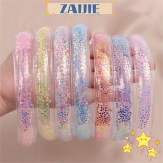 Zaijie24 ที่คาดผมเด็ก เครื่องประดับผม ที่มีสีสัน เด็กสาว ที่คาดผม