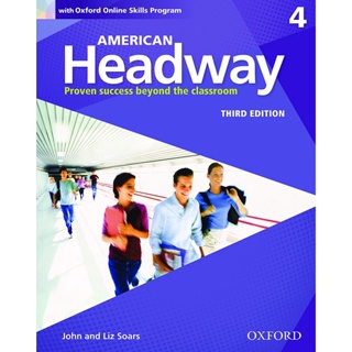 Bundanjai (หนังสือเรียนภาษาอังกฤษ Oxford) American Headway 3rd ED 4 : Student Book +Oxford Online Skills Program (P)