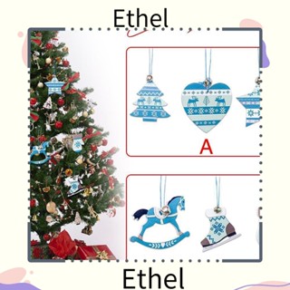 Ethel1 เครื่องประดับไม้แขวนตกแต่ง ของขวัญคริสต์มาส 3 ชิ้น