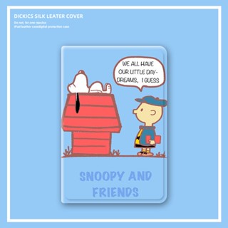 เคส ลาย Snoopy Peanuts พร้อมช่องใส่ปากกา สําหรับ iPad gen 7 8 9 mini 1 2 3 4 5 6 air 1 2 3 4 5 10.2 pro 9.7 11 2020 2021 2022 gen10