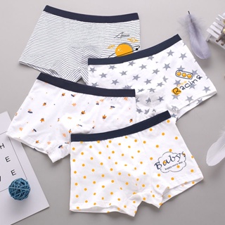 Childrens underpants boys boxer cotton medium and large children 10 boys children 12 boxer pants 15 years old shorts head primary school students