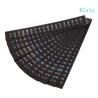 Blala แถบสติกเกอร์วัดอุณหภูมิ 18-34 สําหรับตู้ปลา 10 ชิ้น℃