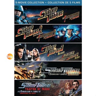 แผ่น DVD หนังใหม่ Starship Troopers สงครามหมื่นขาล่าล้างจักรวาล ภาค 1-5 DVD Master เสียงไทย (เสียง ไทย/อังกฤษ | ซับ ไทย/