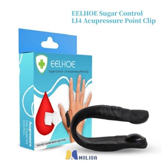 Eelhoe Acupressure มือความดันจุดน้ำตาลควบคุมการรักษาระดับน้ำตาลในเลือดบรรเทาผ่อนคลายความตึงเครียดความวิตกกังวลนวดร่างกาย MOLISA MOLISA