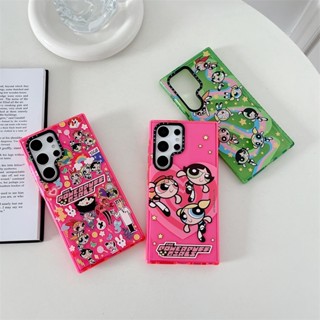 เคสโทรศัพท์มือถือ TPU กันกระแทก ลายพาวเวอร์พัฟฟ์เกิร์ล สําหรับ Samsung S23 S23 + S23 Ultra S22 S22 + S22 Ultra S20 + S20 Ultra S21 +