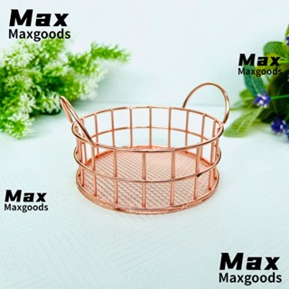 Maxg ที่เก็บคลิปหนีบกระดาษ แบบโลหะ สีโรสโกลด์ สําหรับออฟฟิศ