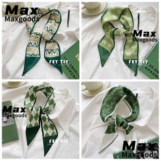 Maxg ที่คาดผมยาว ผ้าพันคอ โบฮีเมียน หางม้า ริบบิ้น ที่คาดผม