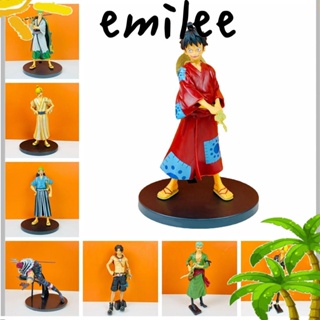 Emilee ฟิกเกอร์ PVC อนิเมะ One Piece Sanji Ace Usopp Sabo Monkey D Luffy