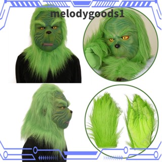 Melodygoods1 หมวกกันน็อคยาง สีเขียว น่ากลัว