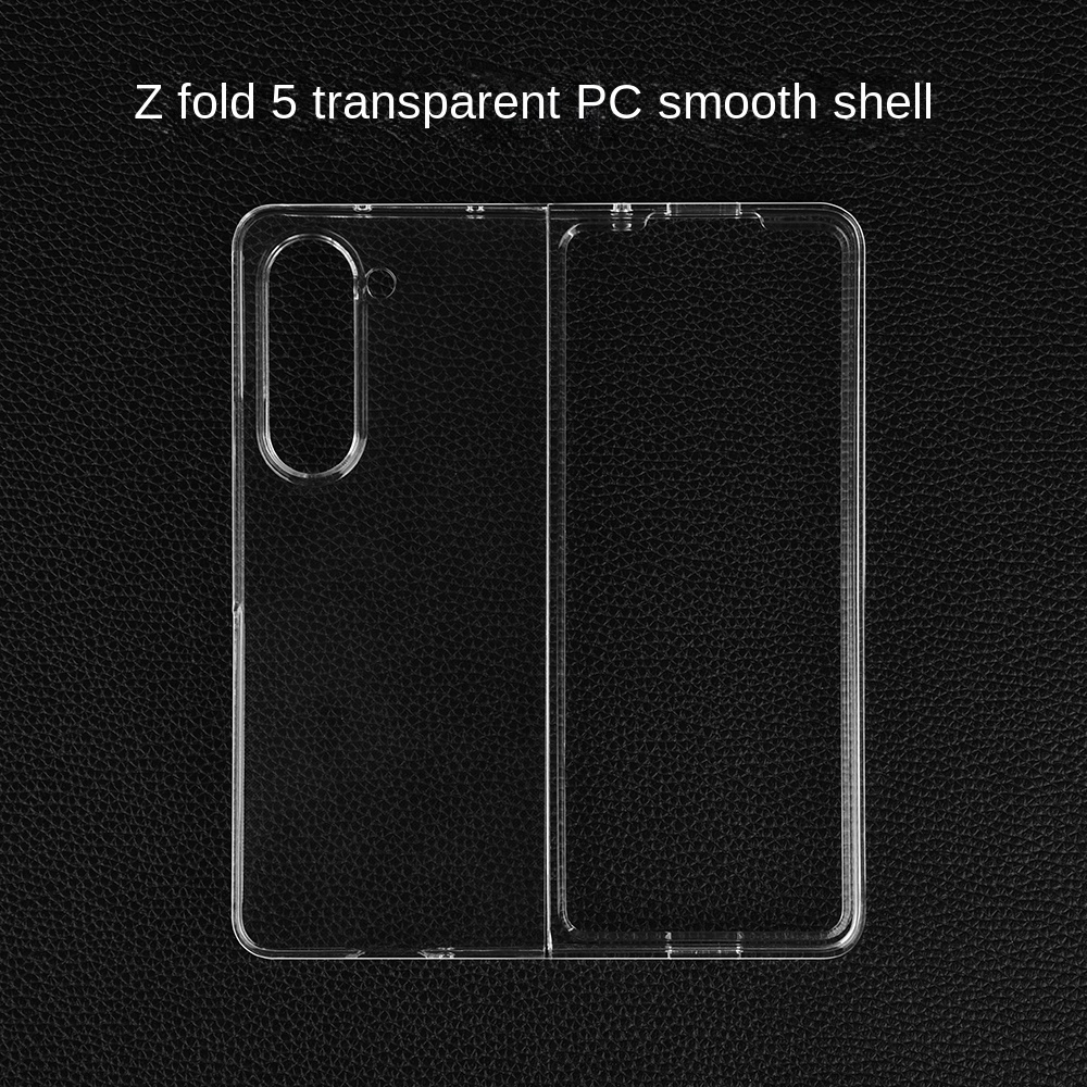ปลอกใสสําหรับ Samsung Galaxy Z Fold6 Fold5 Fold4 Fold3 โปร่งใสเรียบง่าย Samsung Z พับ 6 5 4 3 เคสโทรศัพท์ป้องกัน