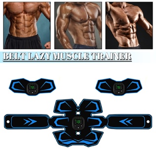 New ABS Fitness EMS Abdominal Stimulator Arm Muscle Trainer Belt Toner Training