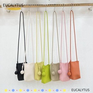 Eutus กระเป๋าสตางค์ สะพายข้าง หนัง Pu ใส่เหรียญได้ แฟชั่นสําหรับสตรี