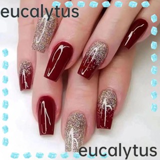 Eucalytus1 เล็บปลอม แบบกด DIY 24 ชิ้น