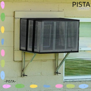 Pista ผ้าคลุมหน้าต่างเครื่องปรับอากาศ ผ้าออกซฟอร์ด ตาข่าย กันฝน พร้อมสายคล้อง ทนทาน อุปกรณ์เสริม สําหรับเครื่องปรับอากาศ