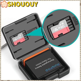 Shououy กล่องเก็บแบตเตอรี่ สําหรับ Hero 10 9 8 7 6 5 DJI OSMO Action 5 ชิ้น