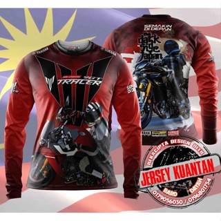 ฉบับใหม่ เสื้อเชิ้ต Yamaha Tracer Red Edition (แขนยาว) 2023