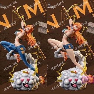 🔥สปอตสินค้า🔥 ฟิกเกอร์ วันพีซ โมเดลฟิกเกอร์ โมเดล One Piece nami figure - โมเดลฟิกเกอร์ popmax Resonance Nami Straw Hat Group gk ขนาด 25 ซม. สําหรับตกแต่ง