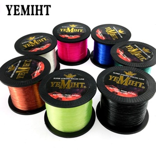 Yemiht สายไนล่อน PE 0.8 ถึง 8.0 1000 ม. 500 ม. ทนทาน สไตล์ญี่ปุ่น สําหรับตกปลาทะเล