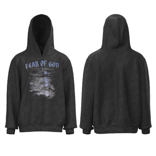 เสื้อกันหนาว มีฮู้ด พิมพ์ลาย FEAR OF GOD Old Wash VINTAGE สีสันสดใส แฟชั่นใหม่ 2023