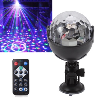 MR.ILLUMINATION USB Ball Light 7 โหมดควบคุมเสียง Round Stage RGB Ambient Projection Lamp พร้อมรีโมทคอนโทรล