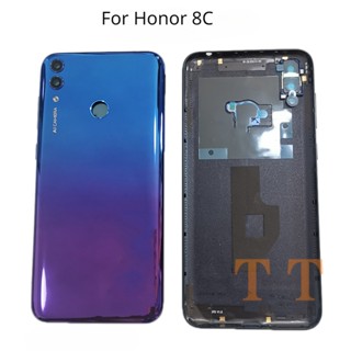 ใหม่ เคสแบตเตอรี่ด้านหลัง พร้อมเลนส์กล้อง และปุ่มพาวเวอร์ด้านข้าง สําหรับ Huawei Honor 8C