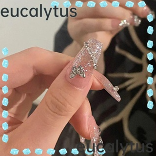 Eucalytus1 เล็บปลอม แบบเต็มรูปแบบ ลายผีเสื้อ DIY