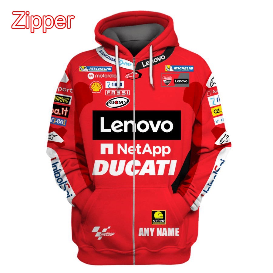 Ducati เสื้อแจ็กเก็ตกันหนาว มีฮู้ด แฟชั่นฤดูใบไม้ผลิ และฤดูใบไม้ร่วง สําหรับผู้ชาย และผู้หญิง 2023