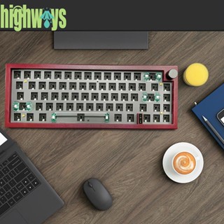 Gmk67 คีย์บอร์ดเกมมิ่ง RGB ลดความเมื่อยล้า อุปกรณ์เสริม สําหรับเล่นเกม [highways.th]