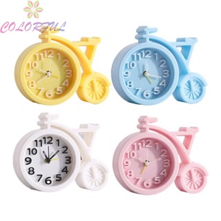 【COLORFUL】Alarm Clock Small Clock Creative Decorative Digital Pointer Home Decoration