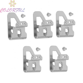 【COLORFUL】Clip Hooks Steel Tool Hooks Accessories Belt Hook Hooks Silver Power Tools