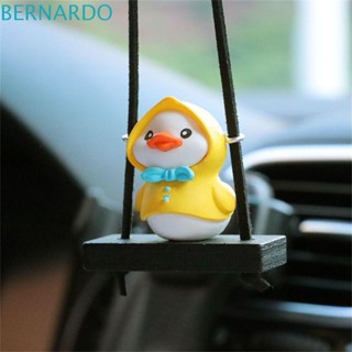 Bernardo จี้เรซิ่น รูปเป็ดน้อย สีเหลือง ขนาดเล็ก สําหรับตกแต่งบ้าน รถยนต์