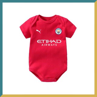 Baju tidur bayi Manchester City ชุดจั๊มสูทรอมเปอร์ ลายผีเสื้อ สําหรับเด็กทารกแรกเกิด JO7K