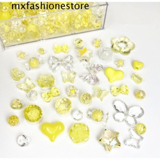 Mxfashione ลูกปัด รูปหัวใจ ดอกไม้ สําหรับทําเครื่องประดับ สร้อยคอ สร้อยข้อมือ DIY