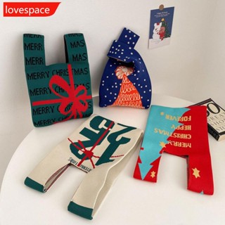 Lovespace กระเป๋าถือลําลอง ผ้าถัก แฮนด์เมด ขนาดเล็ก นํากลับมาใช้ใหม่ได้ แฟชั่นสําหรับสตรี นักเรียน B9D9