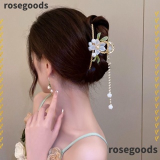 Rosegoods1 กิ๊บติดผมโลหะ ประดับพู่ สไตล์คลาสสิก เครื่องประดับ สําหรับผู้หญิง