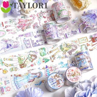 Taylor1 เทปกาว PET สุนทรีย์ แฮนด์เมด สําหรับตกแต่งอัลบั้ม งานฝีมือ DIY