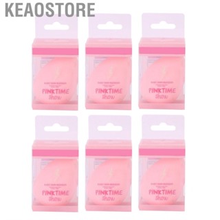 Keaostore PINKFLASH 6pcs  Puff Reusable Beauty Makeup Blender Cosmetic Tool Accessory