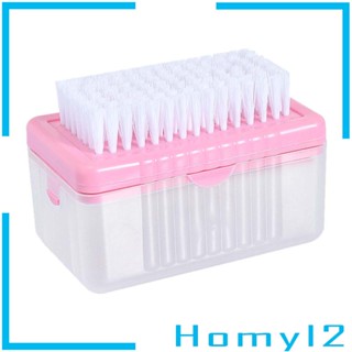 [HOMYL2] กล่องสบู่โฟม พร้อมฝาปิด และแปรง และลูกกลิ้ง สําหรับเดินทาง ตั้งแคมป์ ห้องน้ํา