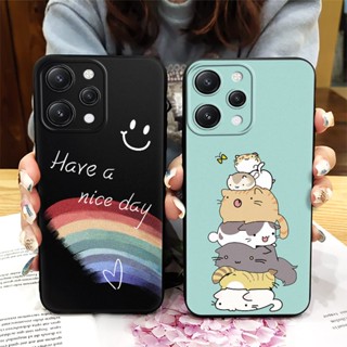 Back Cover Full wrap Phone Case For Redmi12 4G Silicone TPU Waterproof Dirt-resistant Soft Case Anti-knock Fashion Design